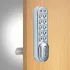 Електронна ключалка с код Codelock CL1000 - програмируема - постоянен или еднократен код за достъп сив цвят, монтаж за офис шкафове, фитнеси, басейни и СПА зони1